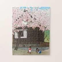 ukiyoe - hasui - C01 - Aagoyama Hill em Primavera