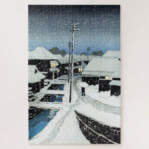 Quebra-cabeça ukiyoe - hasui - C07 - A Aldeia de Terashima ...