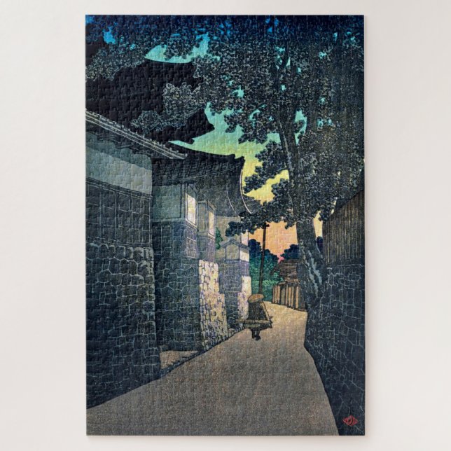 Quebra-cabeça ukiyoe [hasui] C20 Templo Kosho, Himi, Etchu (Vertical)