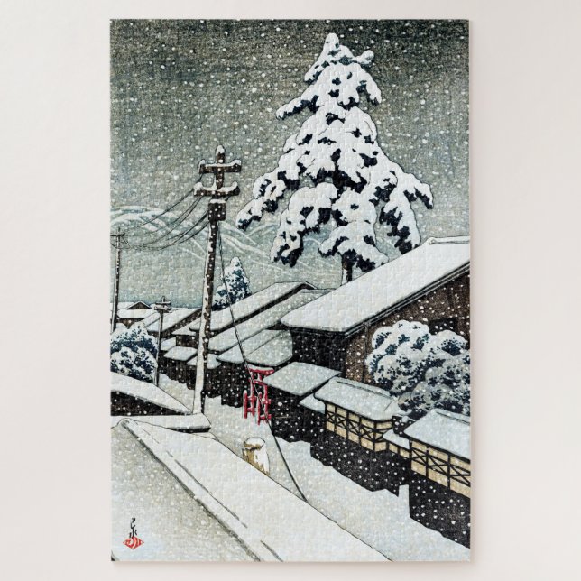 Quebra-cabeça ukiyoe [hasui] C30 Miyazu na província de Tango (Vertical)