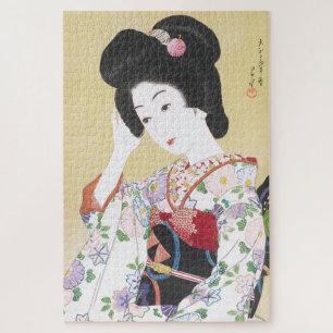 Quebra-cabeça ukiyoe - hasui - m01 - O primavera de desaparecime