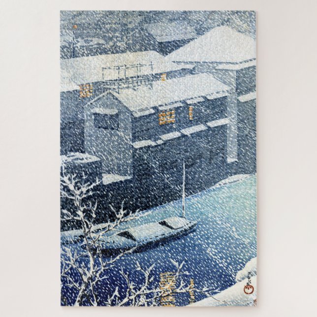 Quebra-cabeça ukiyoe hasui n03 Ochanomizu (Vertical)