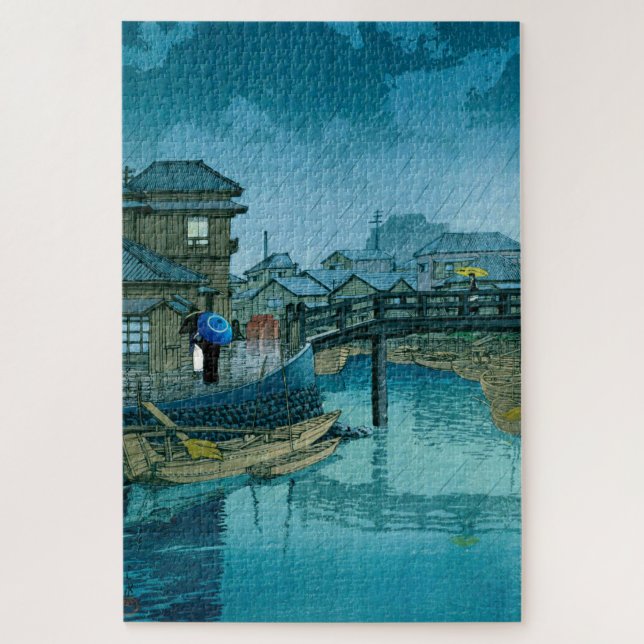 Quebra-cabeça ukiyoe - hasui - No.39 Shinagawa -   (Vertical)