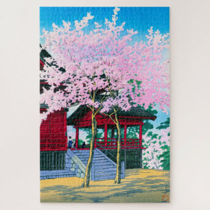 Quebra-cabeça ukiyoe - hasui - No.44 Kiyomizu Hall, Ueno -