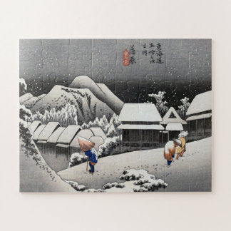 Quebra-cabeça ukiyoe Hiroshige No.15-2 Kambara