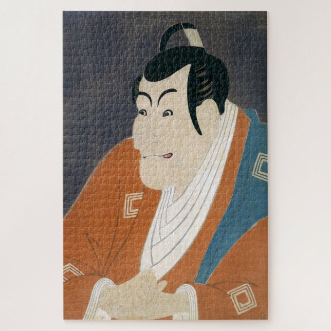 Quebra-cabeça ukiyoe - syaraku - No.1 Ōtani Oniji - (Vertical)