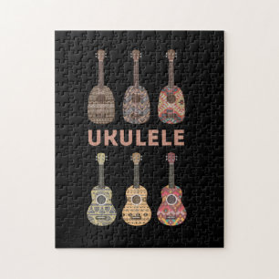Quebra-cabeça Ukulele do Havaí: Instrumentos Musicais