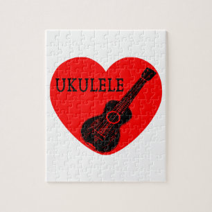Quebra-cabeça Ukulele Love
