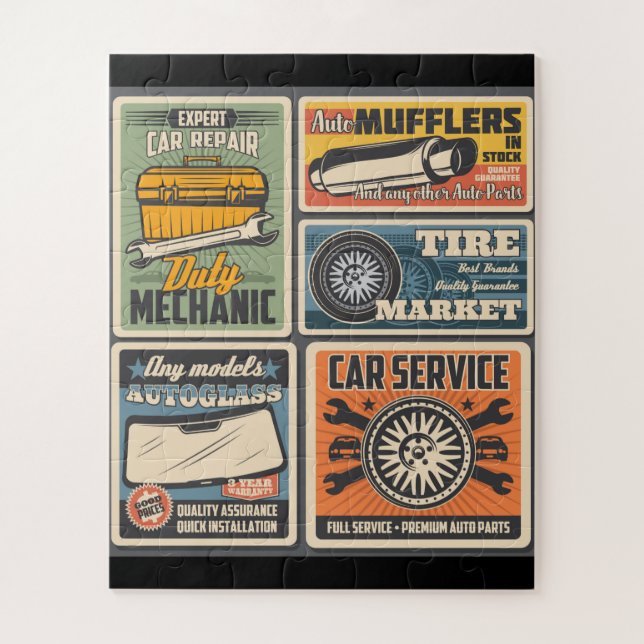 Quebra-cabeça ultrapassado (Vertical)