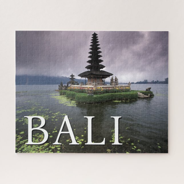 Quebra-cabeça Ulun Danu Temple | Bali, Indonésia (Horizontal)