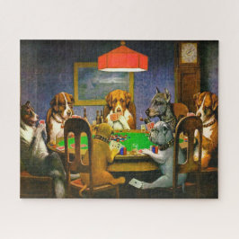 Quebra-cabeça Um Amigo na Necessidade Cães Jogando Poker 1903