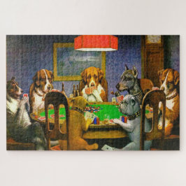 Quebra-cabeça Um Amigo na Necessidade Cães Jogando Poker 1903