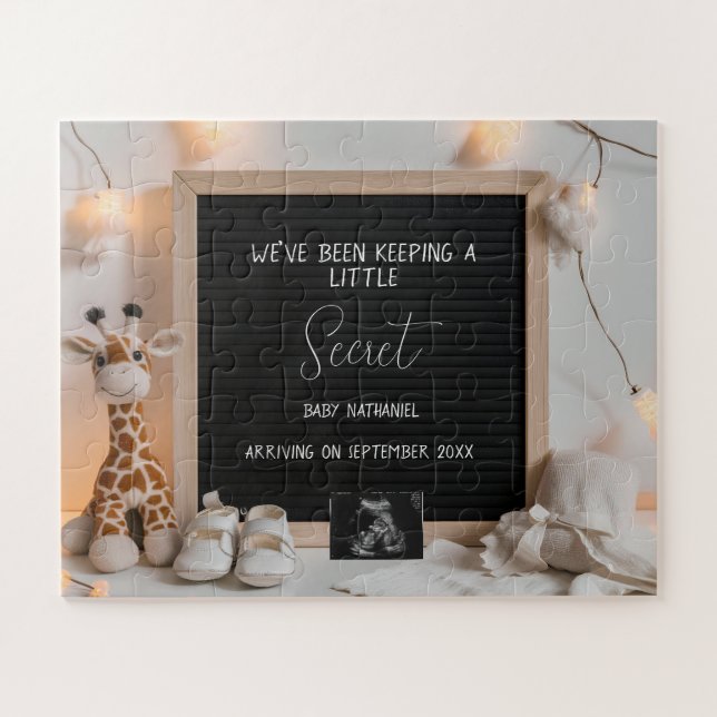 Quebra-cabeça Um anúncio de gravidez de girafa doentia (Horizontal)