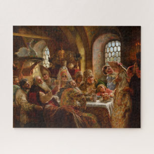 Quebra-cabeça Um Banquete de Casamento Boyar por Konstantin Mako