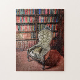 Quebra-cabeça Um bom livro e uma cadeira confortável