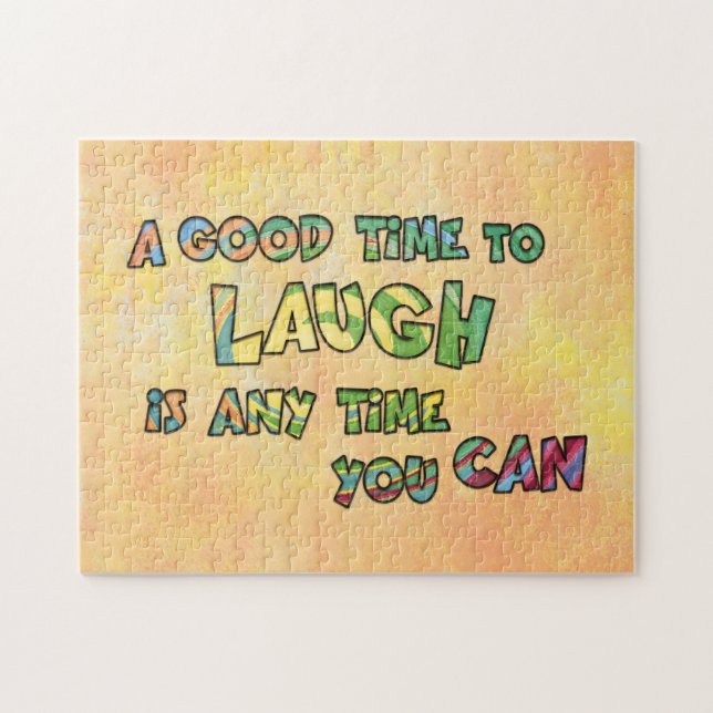 Quebra-cabeça UM BOM TiME PARA RIR É POSSÍVEL (Horizontal)