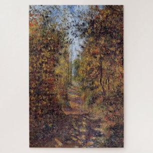 Quebra-cabeça Um caminho na floresta, Pontoise (1879), por C. Pi
