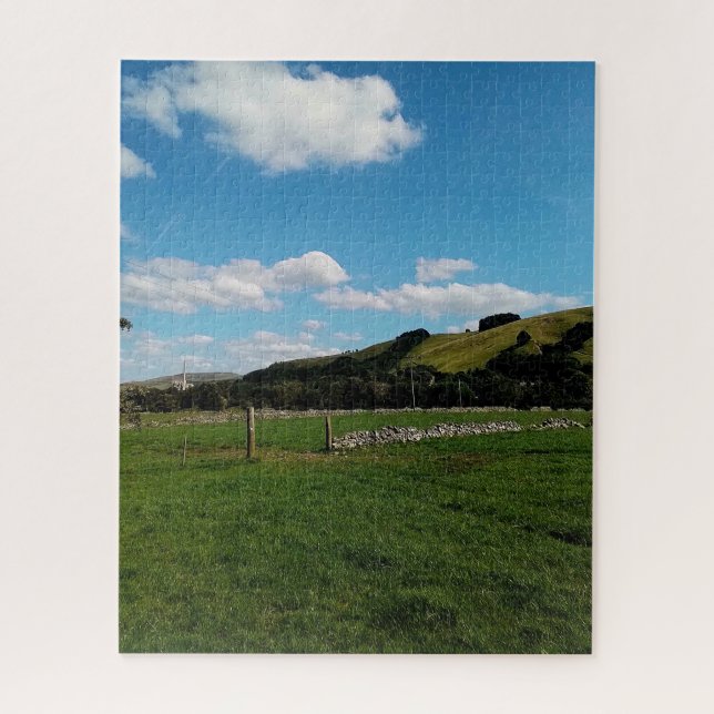 Quebra-cabeça Um campo, no verão (Vertical)