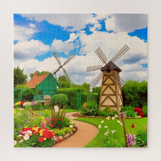 Quebra-cabeça Um campo sereno (Vertical)