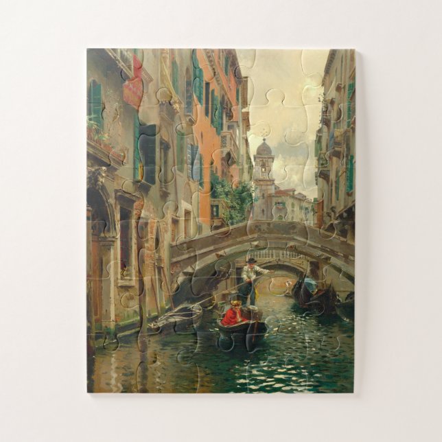 Quebra-cabeça Um Canal Silencioso, Veneza (Vertical)