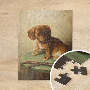 Quebra-cabeça Um Dachshund Puppy Carl Reichert