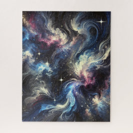 Quebra-cabeça Um design de abstrato-galáxia captando o mistério