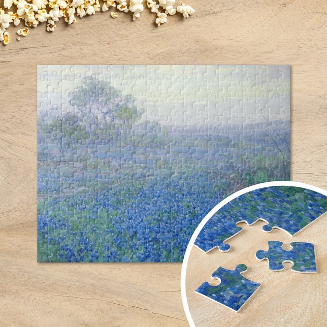 Quebra-cabeça Um dia nublado, Bluebonnets | Julian Onderdonk (Criador carregado)