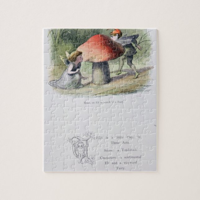 Quebra-cabeça Um duende à procura de uma fada, ilustração 'de (Vertical)