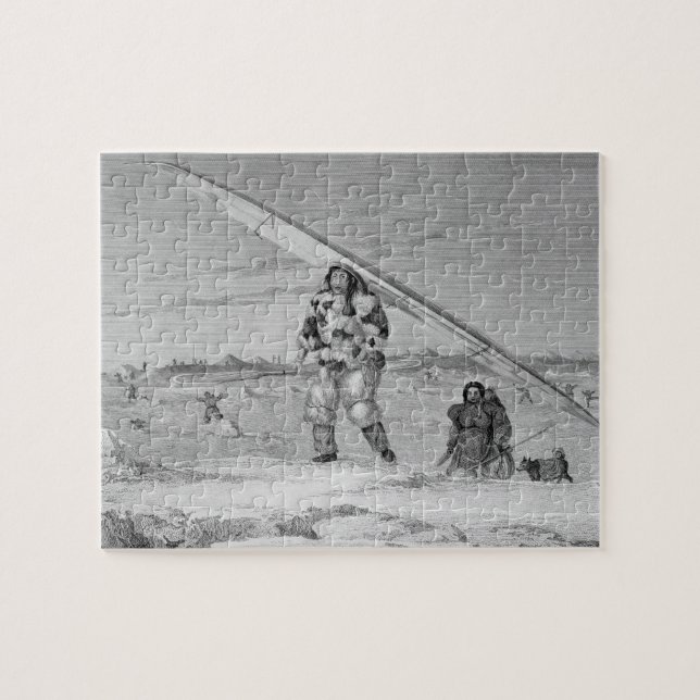 Quebra-cabeça Um Eskimaux de Igloolik, vestindo um jacke da (Horizontal)