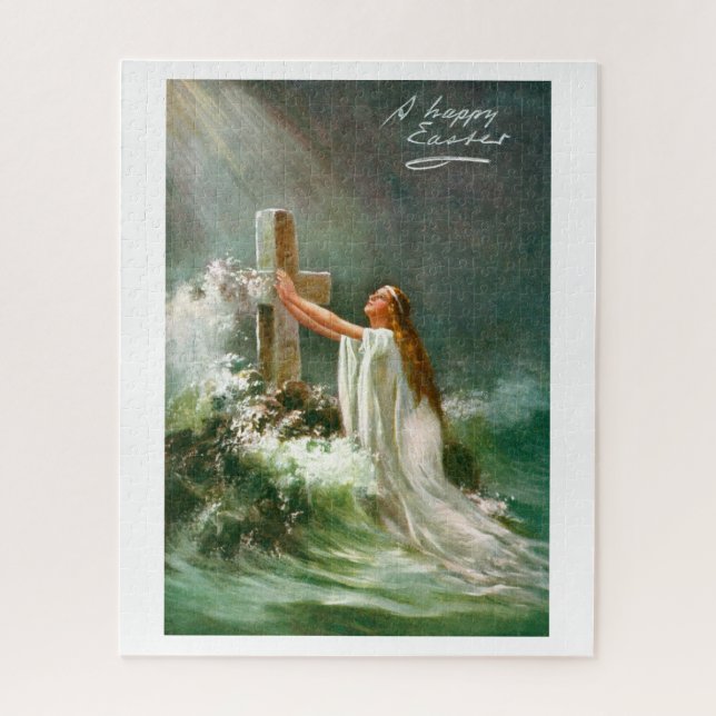 Quebra-cabeça Um felz pascoa (Vertical)