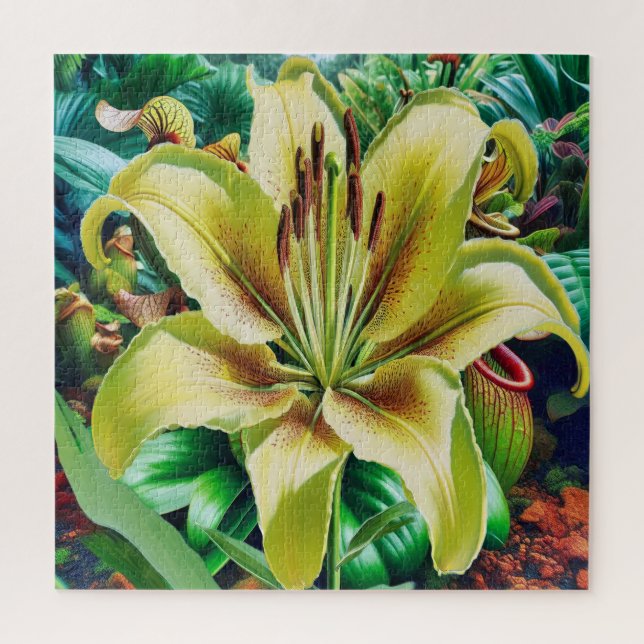 Quebra-cabeça Um floral vibrante (Vertical)