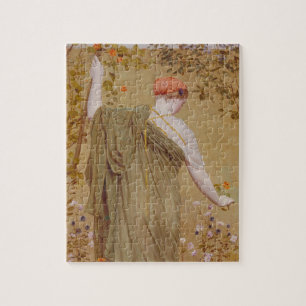 Quebra-cabeça Um Jardim de Albert Joseph Moore, Retrato Antigo