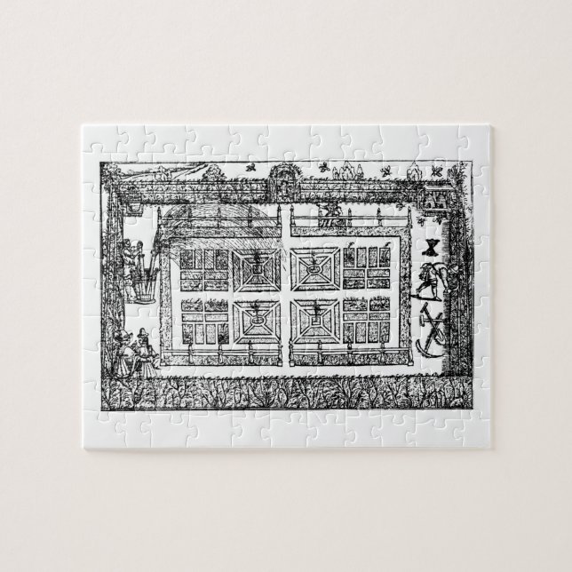 Quebra-cabeça Um jardim, "do labirinto do jardineiro", 1577 ( (Horizontal)