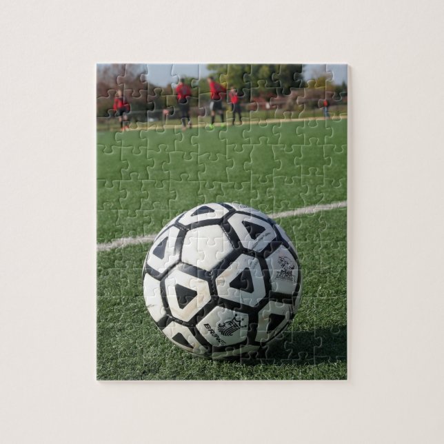Quebra-cabeça Um jogo bonito - Futebol ou Futebol -8x10 -110 pc (Vertical)