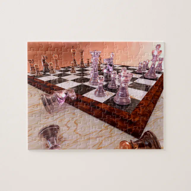 Quebra-cabeça Um jogo de xadrez