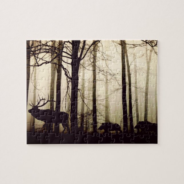 Quebra-cabeça Um Jogo para Seguir o Líder (Horizontal)