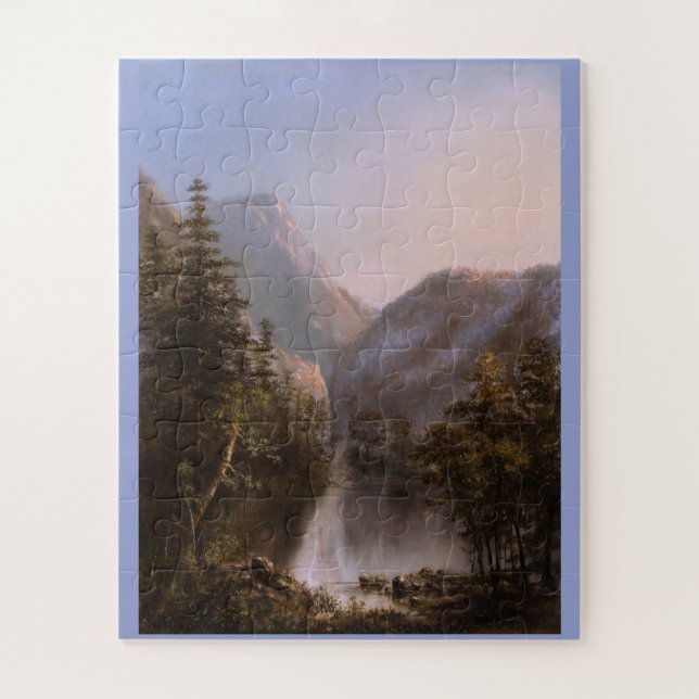 Quebra-cabeça Um lago nas montanhas (século XIX) (Vertical)