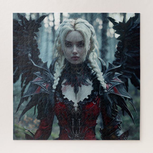 Quebra-cabeça Um lindo anjo gótico (Vertical)