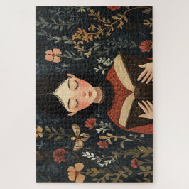 Quebra-cabeça Um Momento Silencioso Com Um Livro