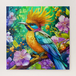 Quebra-cabeça Um pássaro colorido