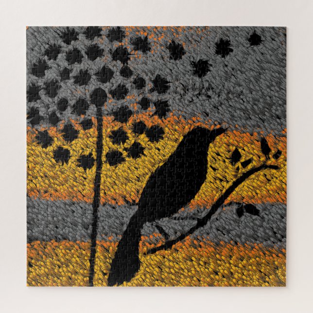 Quebra-cabeça Um Pássaro entre as Penas (Vertical)