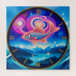 Quebra-cabeça Um peixe de cor neonatal