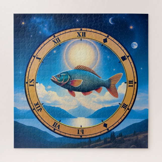 Quebra-cabeça Um peixe no tempo (Vertical)