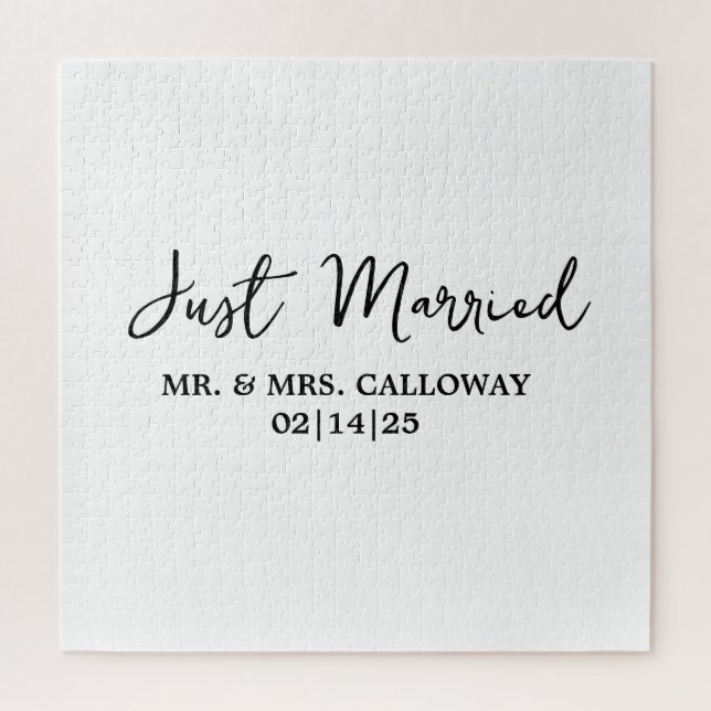 Quebra-cabeça Um Pequeno Recem casados Retroativo (Vertical)