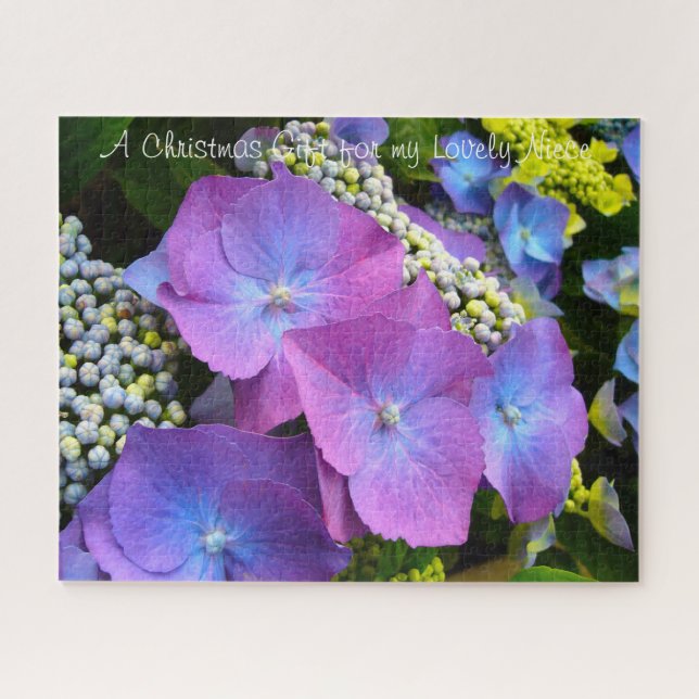 Quebra-cabeça Um presente de Natal feliz para a minha sobrinha. (Horizontal)