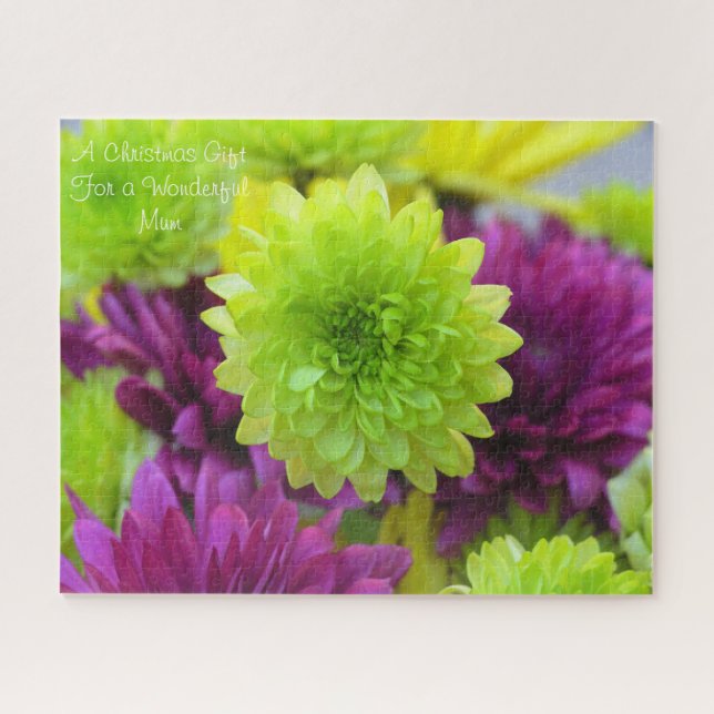 Quebra-cabeça Um presente de Natal para a minha Mãe. (Horizontal)