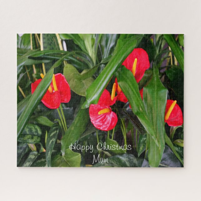 Quebra-cabeça Um presente de Natal para a minha Mãe. (Horizontal)