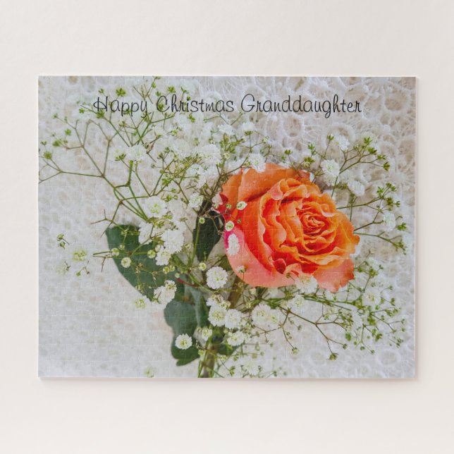 Quebra-cabeça Um presente de Natal para a minha neta. (Horizontal)