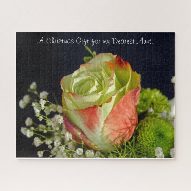 Quebra-cabeça Um presente de Natal para a minha querida tia. (Horizontal)