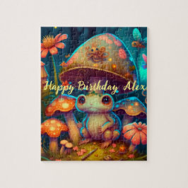 Quebra-cabeça Um sapo de cogumelo mágico